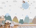 Фотообои Горы и луна AM050 - фото 4716