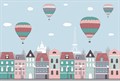 Фотообои Воздушные шары на голубом фоне AM053 - фото 4728 Фотообои Воздушные шары на голубом фоне AM053 - фото 4728