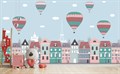 Фотообои Воздушные шары на голубом фоне AM053 - фото 4731 Фотообои Воздушные шары на голубом фоне AM053 - фото 4731