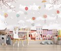 Фотообои Кролики и зайчики на воздушных шарах AM061 - фото 4770