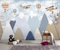 Фотообои Горы, самолёты и воздушные шары AM062 - фото 4772