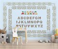 Фотообои Латинский алфавит и машинки AM064 - фото 4787