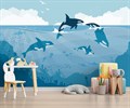 Фотообои Голубое море с касатками и небо AM106 - фото 4953