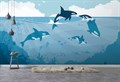 Фотообои Голубое море с касатками и небо AM106 - фото 4954