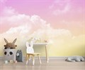 Фотообои Розовое небо с белыми облаками AM0130 - фото 5186