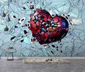 Фотообои 3Д абстракция сердце AM127 - фото 5425
