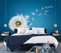 Фотообои Одуванчики на синем фоне AM151 - фото 5575