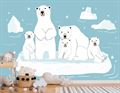 Фотообои Белые медведи и голубое небо AM170 - фото 5812