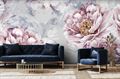 Фотообои Розовые пионы на сером фоне AM201 - фото 6202