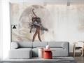 Фотообои Девушка балерина на бетоне AM229 - фото 6507