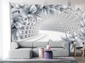 Фотообои 3D Туннель с цветами AM286 - фото 6795